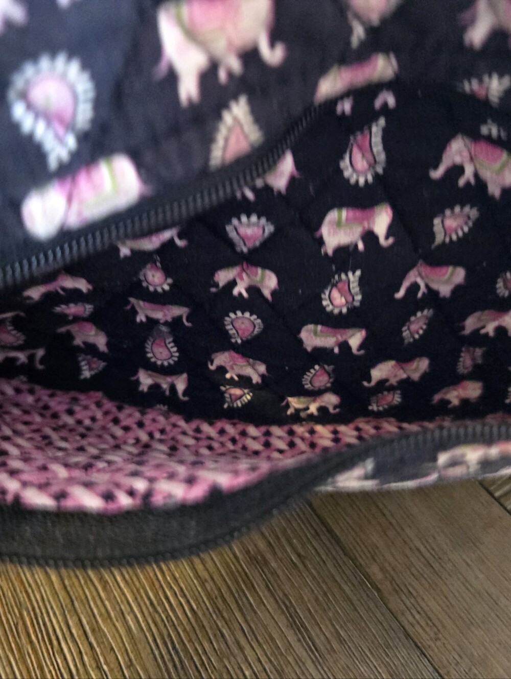 2007 Vera Bradley On The GO Pink Elephants - Picture 12 of 13